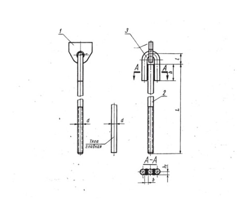Проушины с тягой подвесок стальных трубопроводов в Гомеле