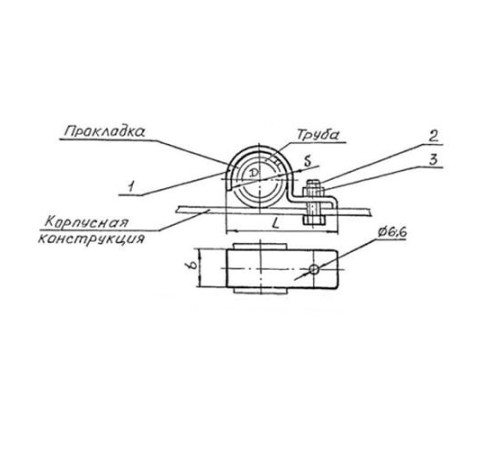 Подвески судовых трубопроводов Тип 6 в Гомеле