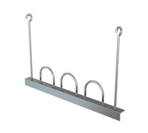 Подвески трех труб на опорном уголке в Гомеле