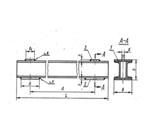 Балки опорных подвесок трубопроводов в Гомеле