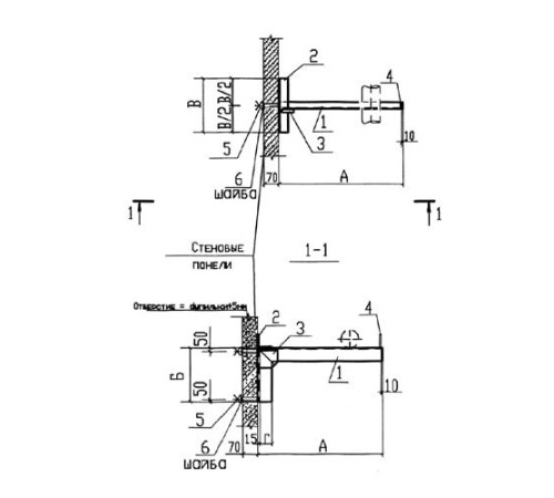 Крепления к стеновым панелям для трубопроводов в Гомеле