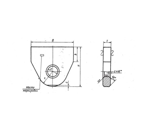 Проушины подвесок стальных трубопроводов в Гомеле