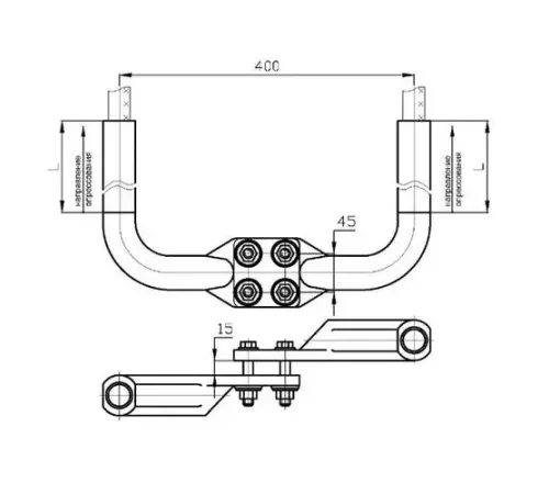 Аппаратные зажимы типа 2А4А в Гомеле для ЛЭП