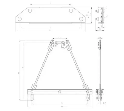 Коромысла типа 2КД2 в Гомеле для воздушных ЛЭП