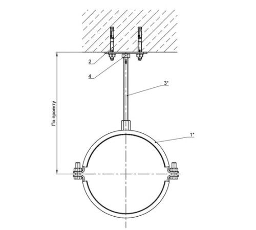 Крепления трубопроводов к перекрытию в Гомеле для юрлиц