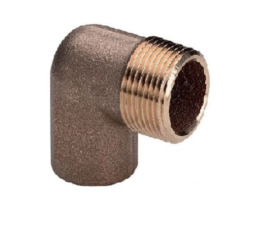 Медные угловые переходы с наружной резьбой в Гомеле