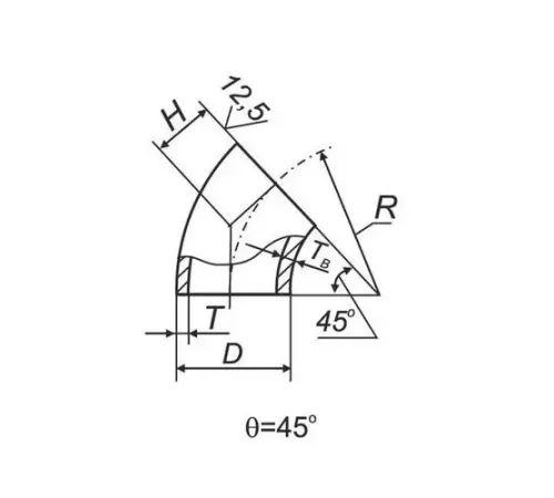 Отводы 45° в ВУС изоляции в Гомеле с доставкой по Беларуси