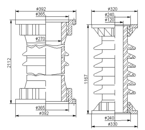 Армированные покрышки ПВМО для выключателей в Гомеле