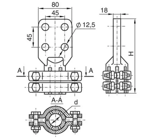 Аппаратные зажимы АШМ в Гомеле для ЛЭП
