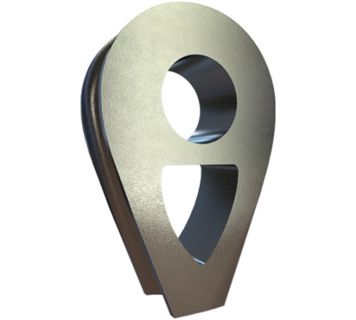 Коуши DIN 3091 стальные в Гомеле для канатов