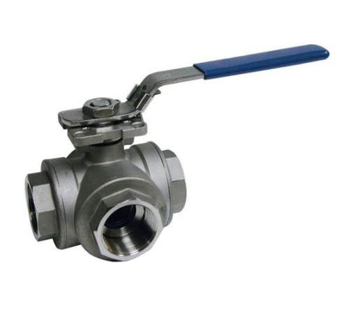 Трехходовые шаровые муфтовые краны AISI в Гомеле