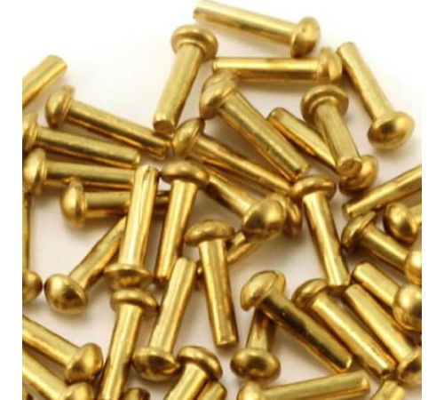 Латунные заклепки с полукруглой головкой в Гомеле