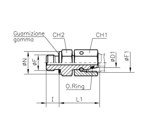 Штуцеры ввертные с уплотнением TN426 M в Гомеле