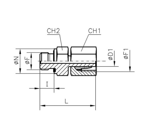Штуцеры ввертные с уплотнением TN126 GG-M в Гомеле
