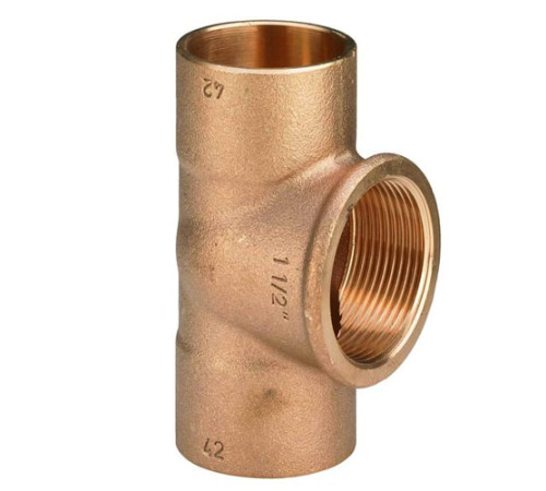 Медные резьбовые тройники в Гомеле для трубопроводов