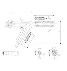 Натяжные прессуемые зажимы типа НАСУС