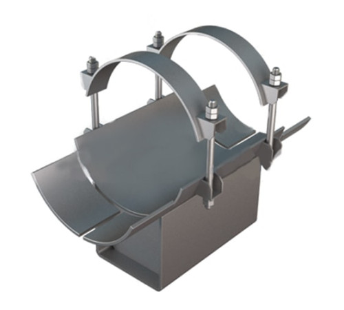 Неподвижные хомутовые опоры в Гомеле для трубопроводов