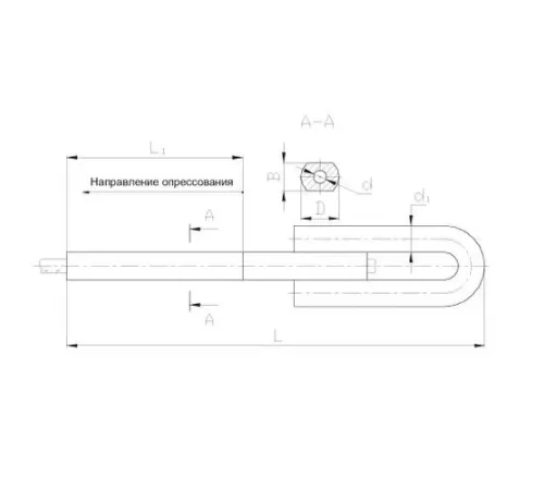 Натяжные прессуемые зажимы типа НС в Гомеле