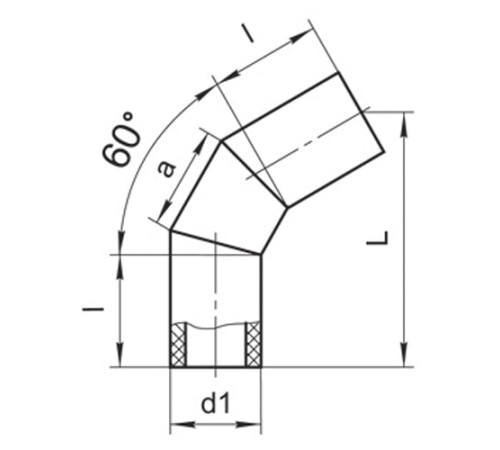 Оболочки на теплоизоляционные отводы 60° в Гомеле