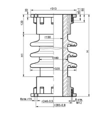 Покрышки для конденсаторов связи
