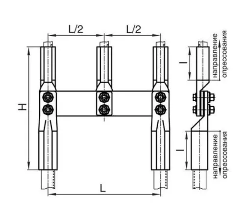 Переходные зажимы ППР для ЛЭП в Гомеле и Беларуси