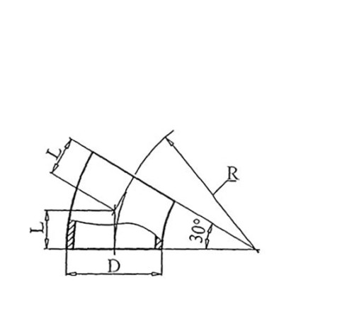 Теплоизоляционные отводы 30 градусов в Гомеле