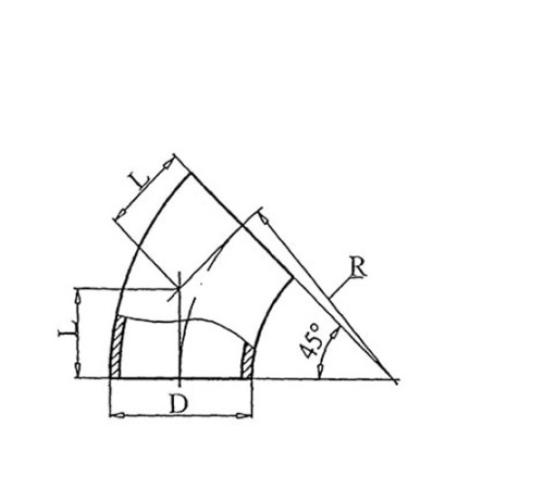 Теплоизоляционные отводы 45 градусов в Гомеле