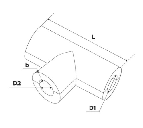 Теплоизоляционные равнопроходные тройки в Гомеле