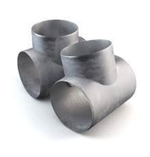 Штампосварной равнопроходный тройник