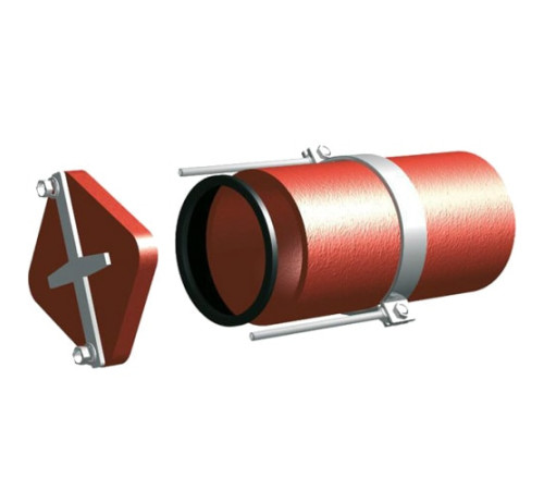 Безраструбные заглушки с прижимными скобами в Гомеле